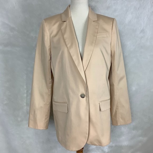 J. Crew Alfie Blazer In Chino - Dried Wicker NWOT 14 - Picture 1 of 9